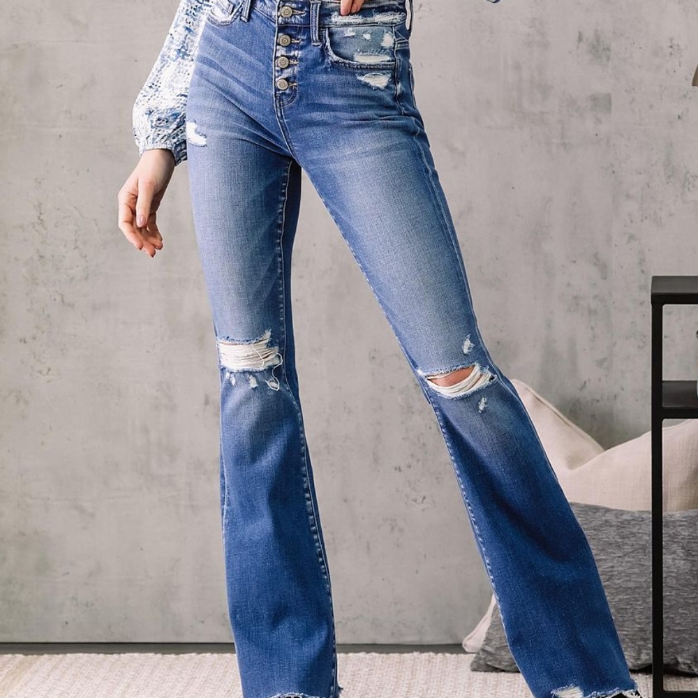High Rise Flare Jeans